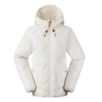 THE NORTH FACE W GRAUS DOWN PACKABLE JACKET (ASIA SIZE) - GREY/RED